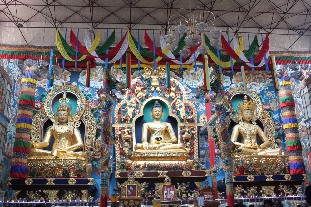 Padmasmbhava, the Buddha and Amitayus
